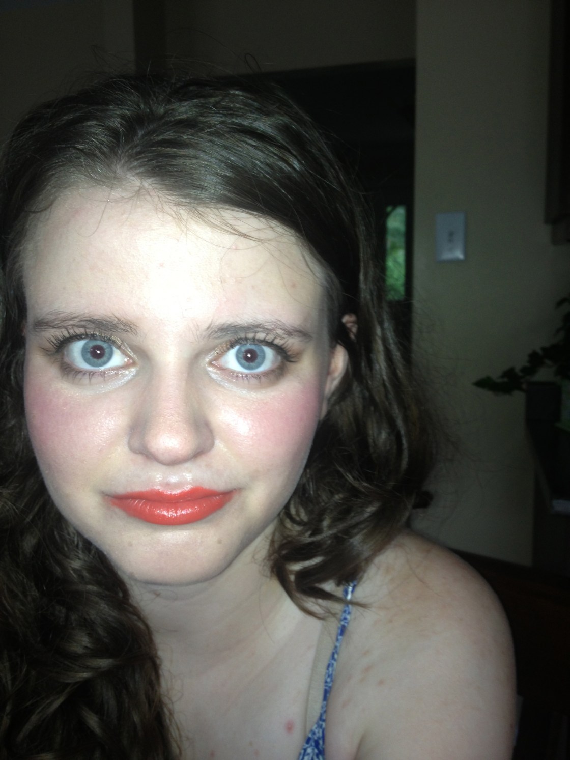 the look - keep in mind here that the photo was taken with flash