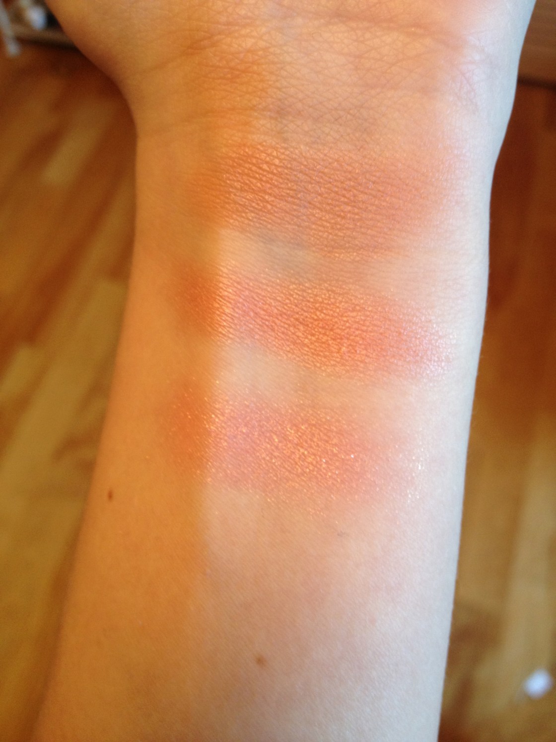 Top to bottom: Benefit Rockateur, MAC Stereo Rose, Nars Orgasm